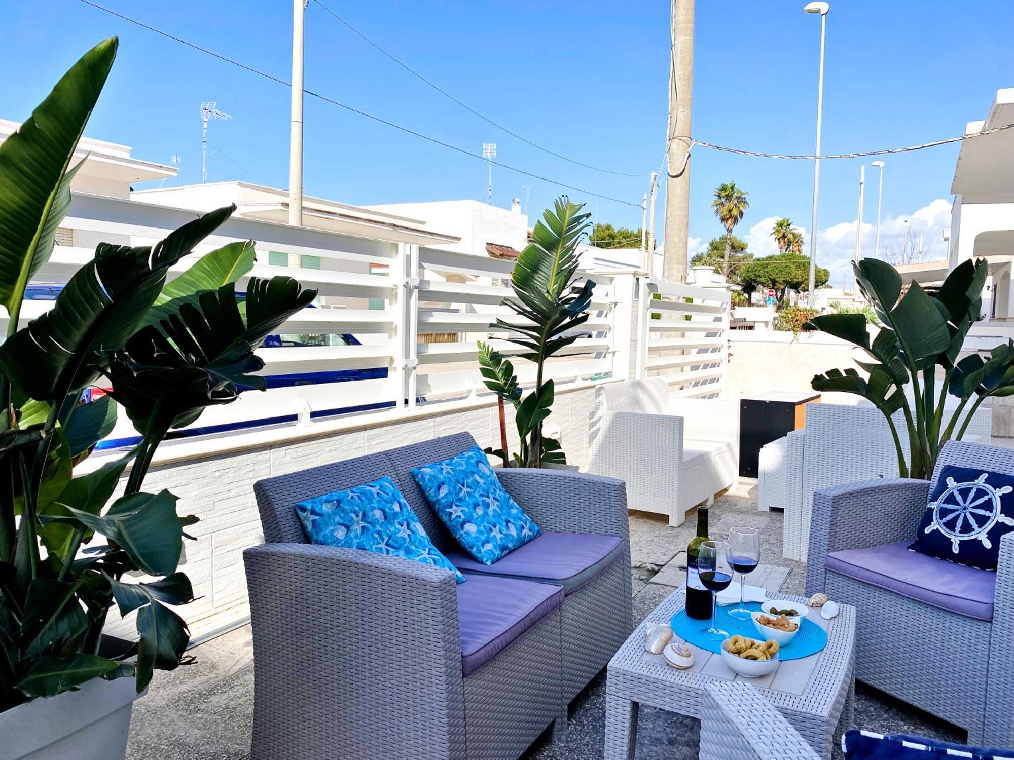 Aria Di Mare Mancaversa - Elegante Appartamento Marina di Mancaversa Esterno foto
